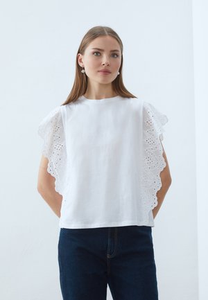 Print T-shirt - white