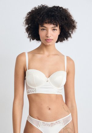 LONGLINE BRA INFINTE - Balconette podprsenka - open white
