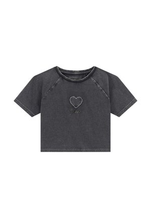CROPPED  - Tricou cu imprimeu - schwarz