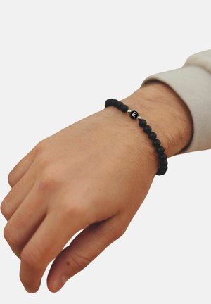 Massi Morino, BUCHSTABE E - Bracciale - schwarz