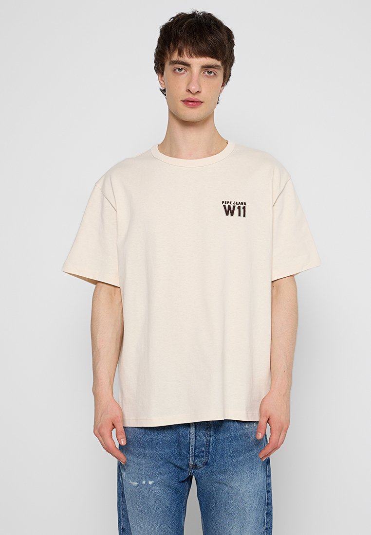 Pepe Jeans T-shirt basic crème