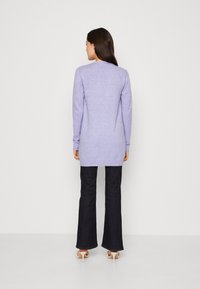 VILA VIRIL OPEN NOOS - Adīta jaka - sweet lavender melange