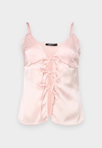TIE SINGLET - Topper - chalk pink