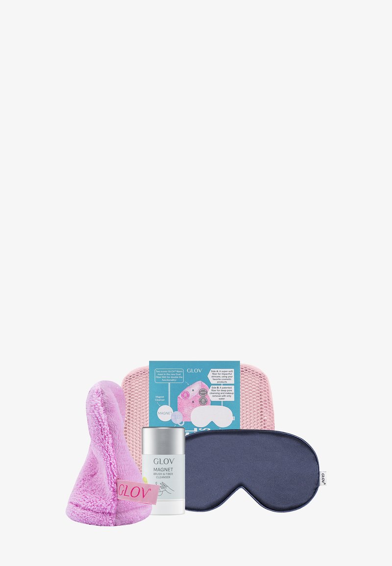 Glov - GLOV® TRAVEL ESSENTIALS SET - SKINCARE TRAVEL SET WITH A FACE MI - Bath and body set - pink/white, Enlarge
