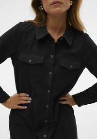 Vero Moda Abito a camicia - black