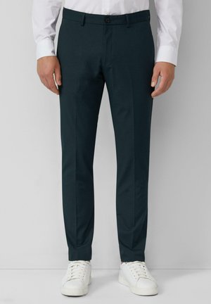 SO PURE  IM SLIM FIT STRETCH - Stoffhose - petrol