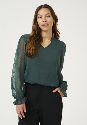 Kaffe Blouse - aventurine cc