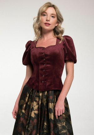 GRIFFIN - Blouse - dunkelrot