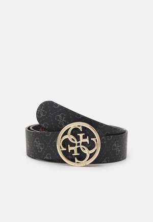WASHINGTON PANT BELT - Pasek - black/brown