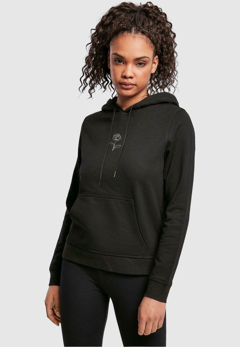 Merchcode ROSE BASIC - Kapuzenpullover - black/schwarz - Zalando.de