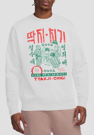 SQUID GAME - KOREAN OF SLAP MATCH - Sweatshirt - white