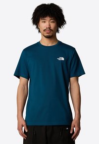 The North Face M SS SIMPLE DOME TEE - Camiseta deportiva - midnight petrol