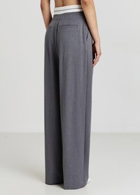 Calliope CON PINCES - Stoffhose - grigio melange