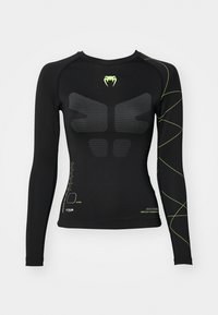 TRAINING CAMP 4.0 RASHGUARDS - Hosszú ujjú felső - black/neon green
