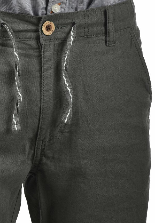 BHLENNO LINEN MIX - Shorts - granite4