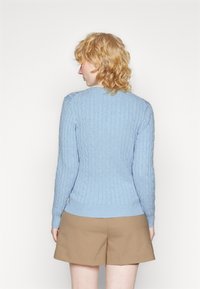 GANT STRETCH C NECK - Maglione - dove blue