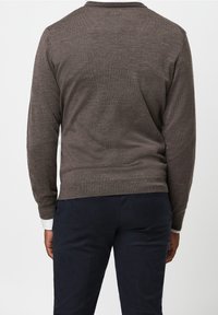 PROFUOMO Stickad tröja - taupe