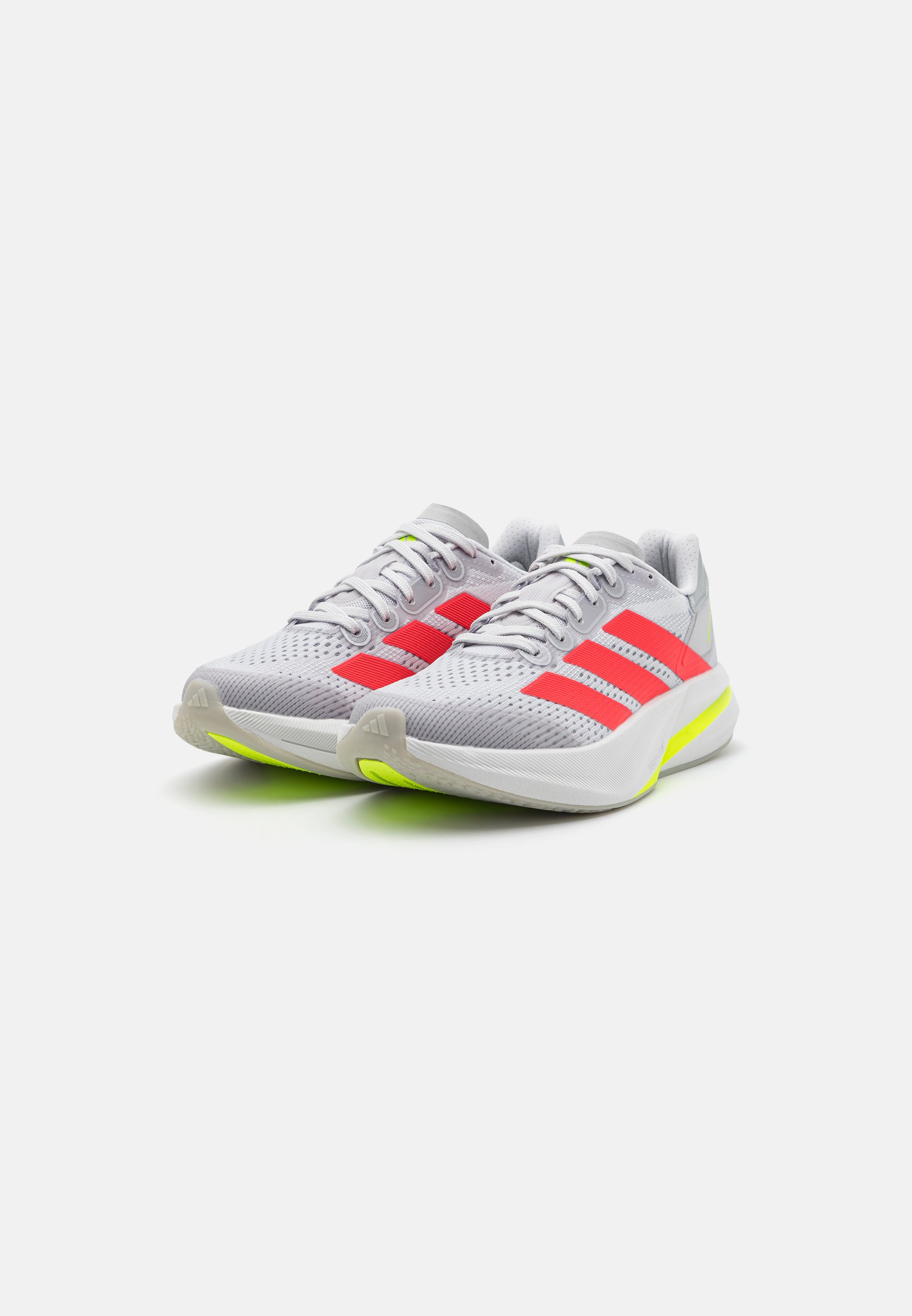 adidas Performance DURAMO SPEED 2.0 - Road running shoes - dash grey/lucid  red/lucid lemon/grey - Zalando.co.uk