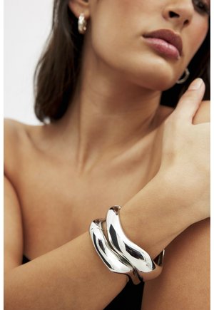 2-PACK BANGLE BRACELET - Rokassprādze - silver