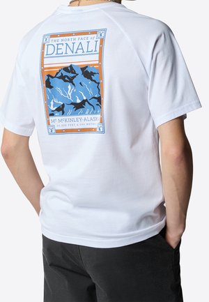 T-shirt med print - white