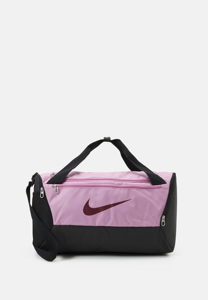 Nike Performance BRASILIA S 41L UNISEX - Saco de desporto - orchid/black/dark beetroot