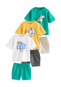 Next REGULAR FIT - SHORT SLEEVE SET 3 PACK  - Shorts - multi safari
