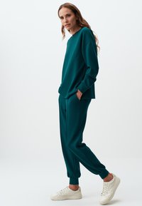 Jimmy Key HIGH WAIST JOGGER  - Trainingsbroek - dark green