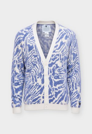 Nike Golf, CAMO CARDIGAN LOOSE - Sweatjacke - light orewood brown/diffused blue