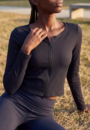 aim’n®, PERFORMANCE ZIPPED - Kardigán - black
