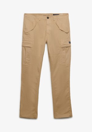 Superdry & Co, SUPERDRY SLIM TAPER CARGO PANTS.. - Pantaloni cargo - canyon beige