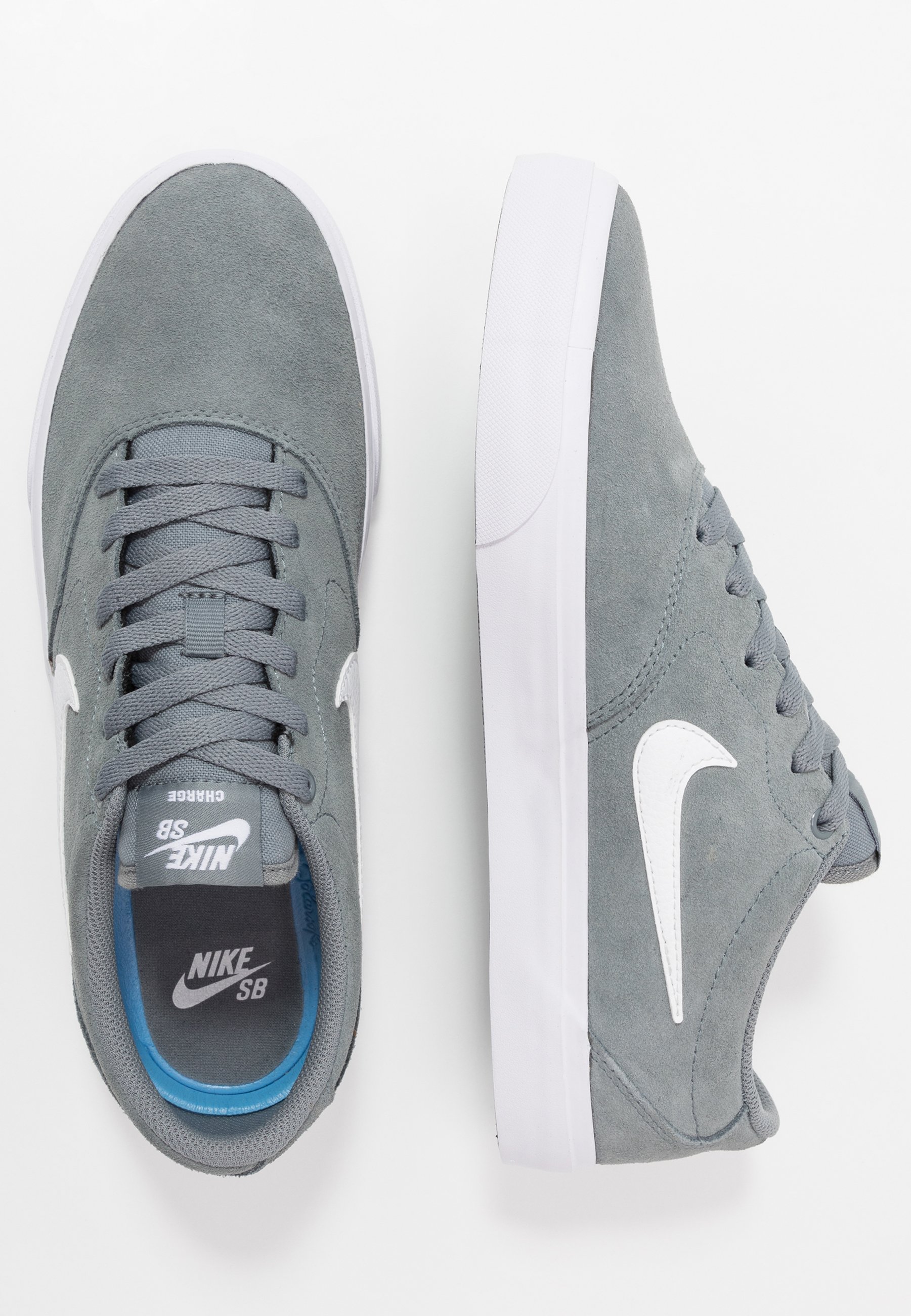 Nike SB CHARGE UNISEX - Sneakers laag - cool grey/white/Grijs - Zalando.nl