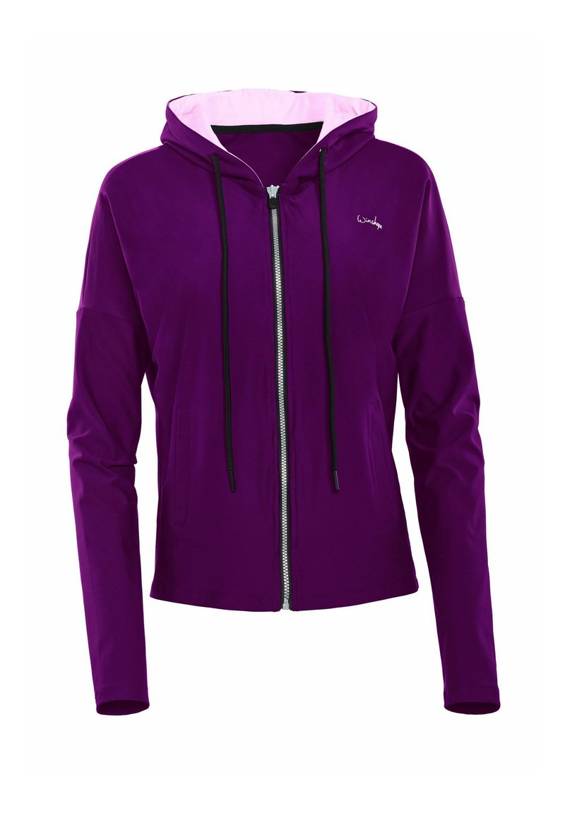 Winshape FUNCTIONAL COMFORT - Sweatjacke - dark plum lavender rose/lila ...