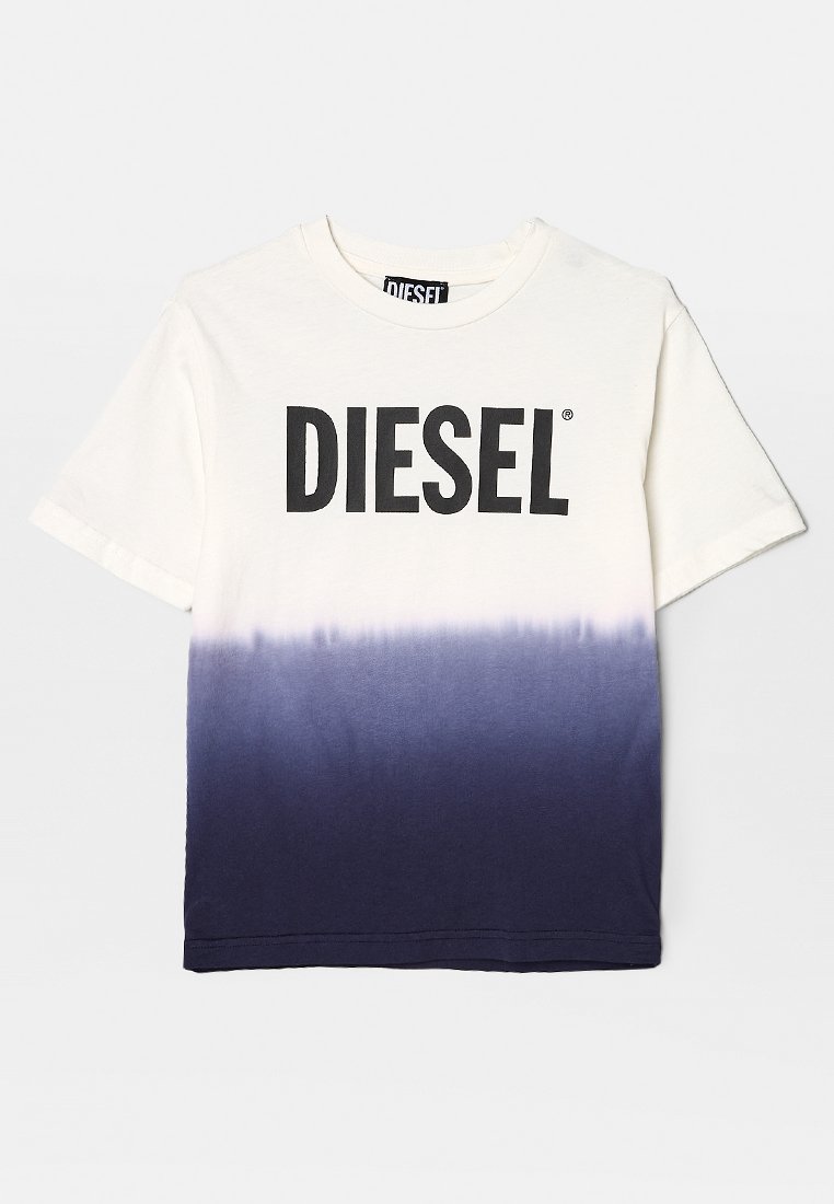 Diesel T-shirt print donkerblauw