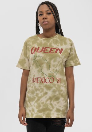 QUEEN MEXICO - Print T-shirt - sand