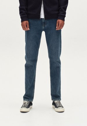 MARC JINGO - Straight leg -farkut - dark blue denim