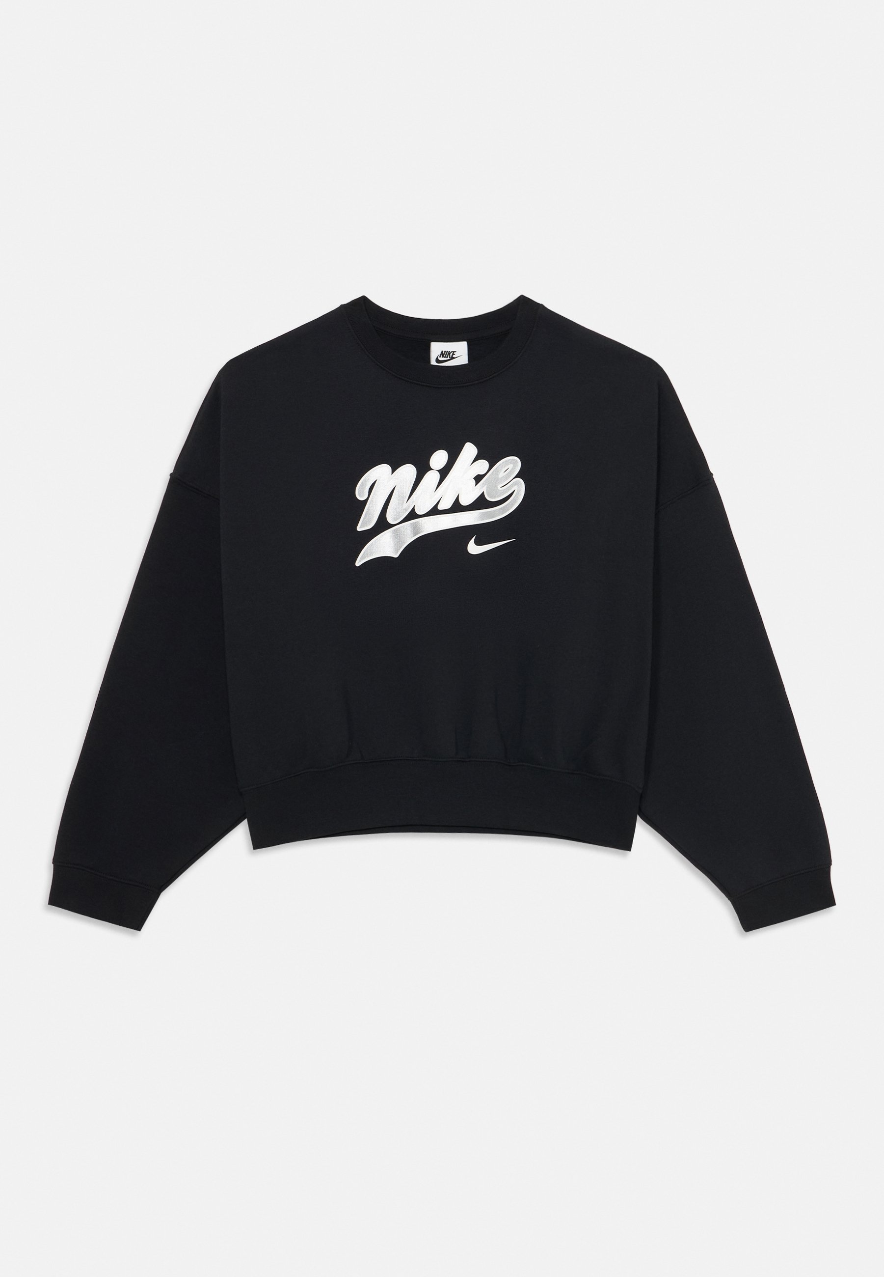 Nike Sportswear TREND CREW Sweatshirt black/metallic silver
