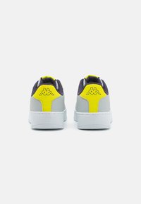 Kappa UNISEX - Tenisice - light grey/green lime
