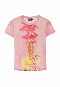 Desigual T-shirts print - pink