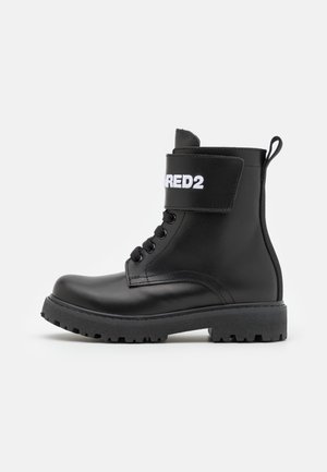 UNISEX - Lace-up ankle boots - black