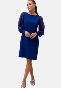 zero MIT TRANSPARENTEN ÄRMELN - Jerseyjurk - sodalite blue