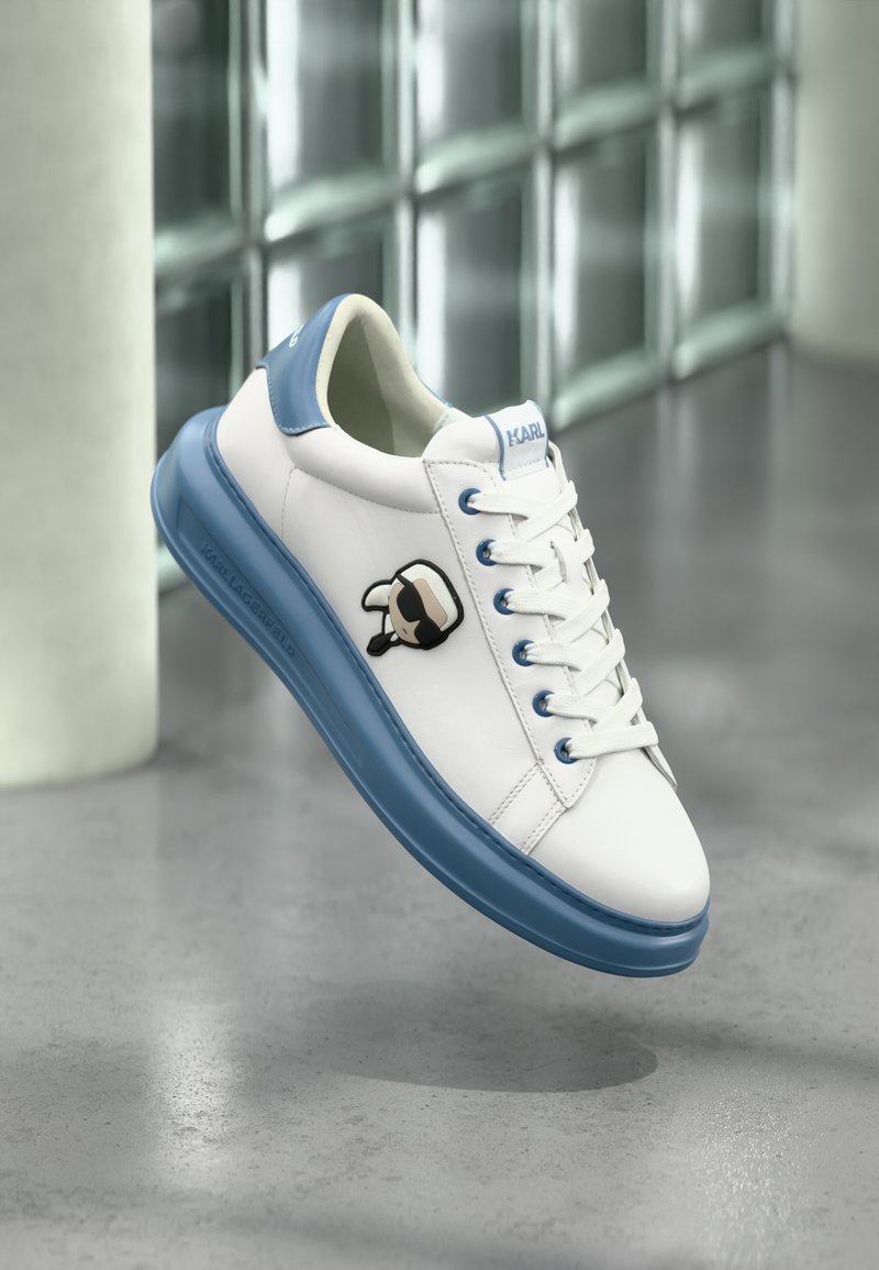 KARL LAGERFELD KAPRI MENS LACE - Trainers - white/blue/white - Zalando ...