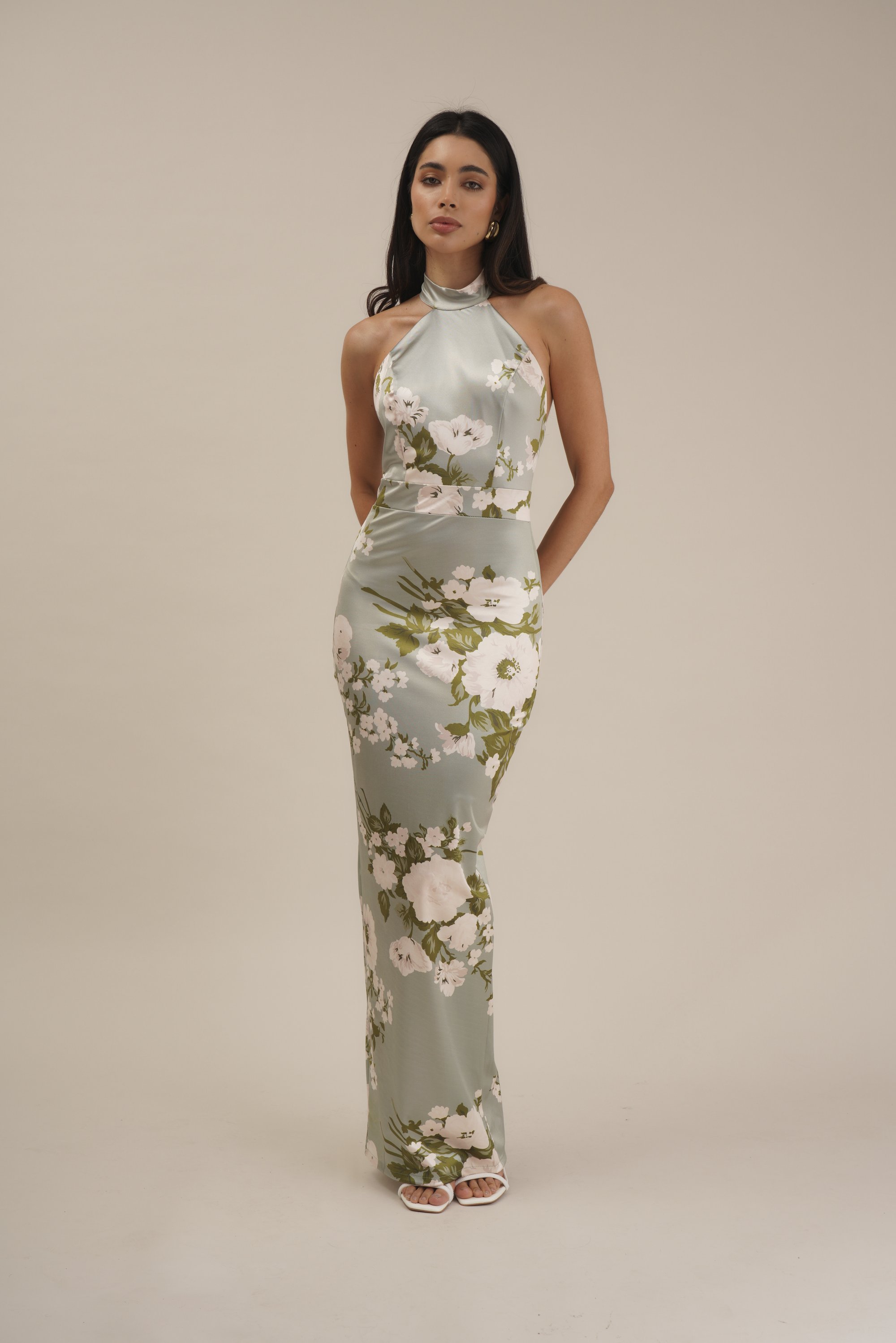 WAL G. ABIGAIL HALTERNECK MAXI - Occasion wear - sage green/light green - Zalando.ie WAL G. ABIGAIL HALTERNECK MAXI - Occasion wear - sage green/light green - Zalando.ie