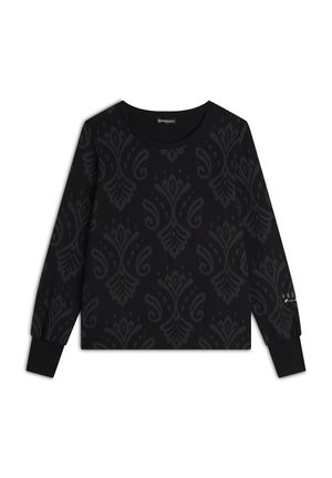 GIROCOLLO IN FANTASIA - Sweatshirt - allover ikat black