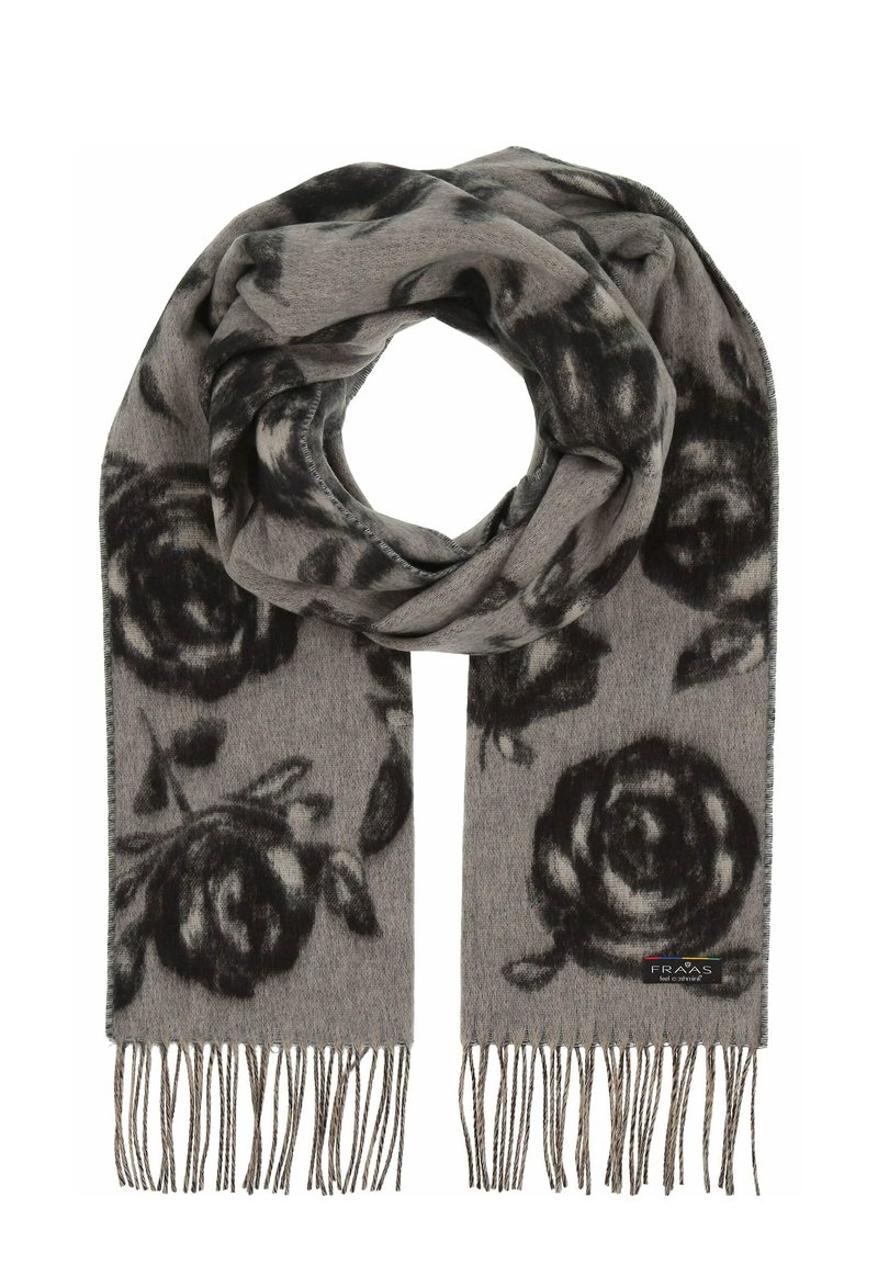 FRAAS FLORAL CASHMINK - MADE IN GERMANY - Sciarpa - grey