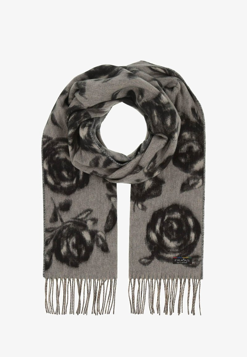 FRAAS FLORAL CASHMINK - MADE IN GERMANY - Sciarpa - grey