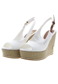U.S. Polo Assn. AYLIN013 - Sandály na klínu - white