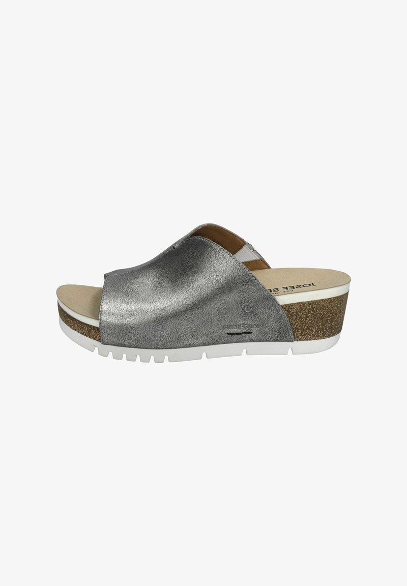 Josef Seibel Mules de tacón - platin