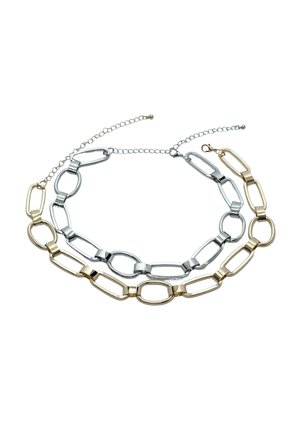 SET - Collar - silver-coloured, gold-coloured