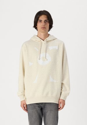 Marimekko IVVAR UNIKKO UNISEX - Sweat à capuche - off-white/green/ white