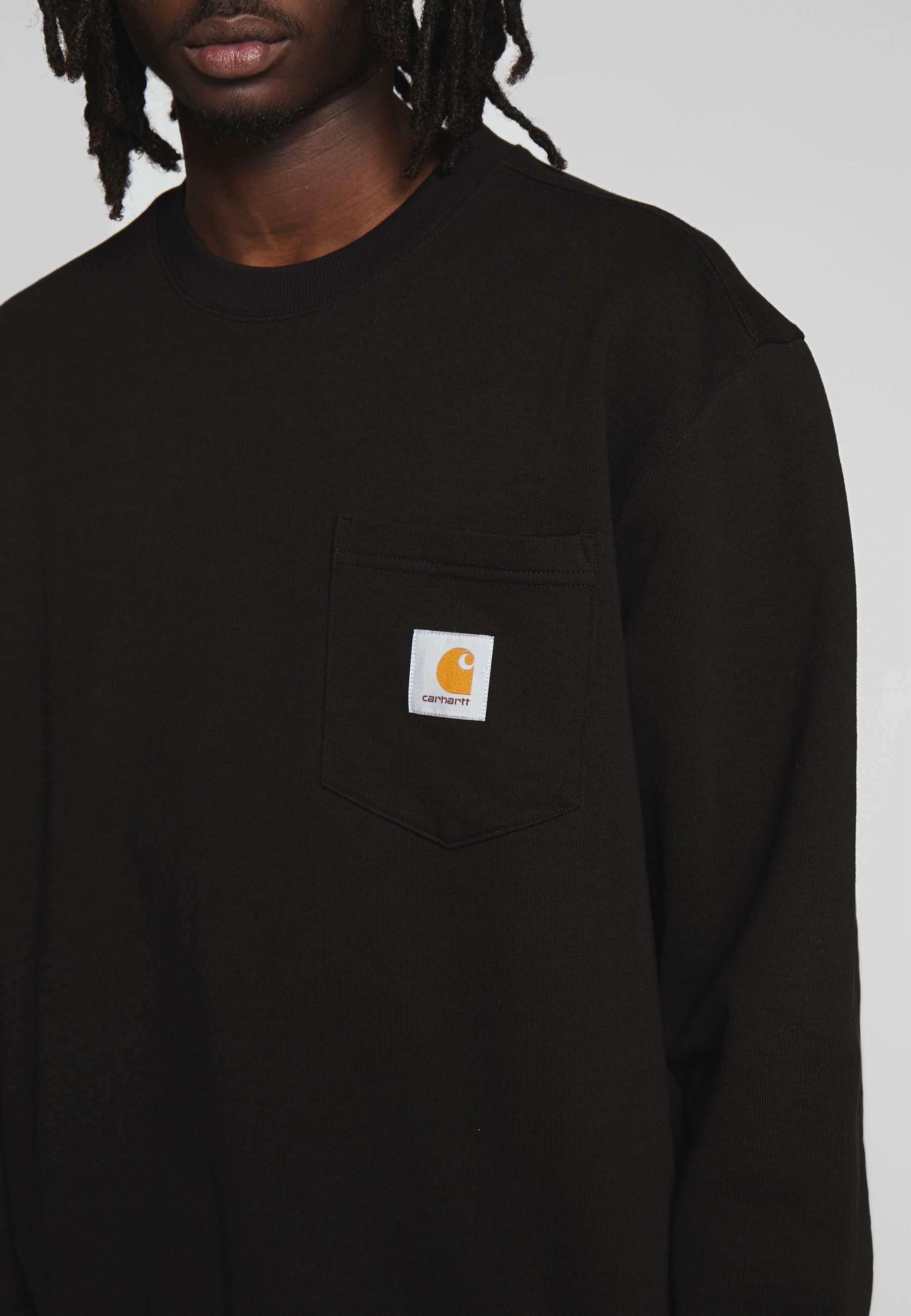 carhartt pocket sweatshirt black